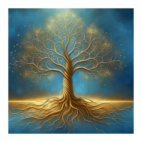 OBRAZ STROM ŽIVOTA V ZÁŘI HVĚZD - OBRAZY STROMY ŽIVOTA - OBRAZY