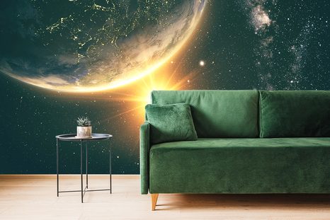 SELBSTKLEBENDE TAPETE BLICK AUS DEM WELTRAUM - SELBSTKLEBENDE TAPETEN - TAPETEN