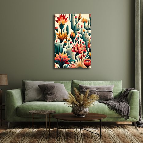 OBRAZ KAKTUSY A EXOTICKÉ KVĚTY - OBRAZY KVĚTŮ - OBRAZY