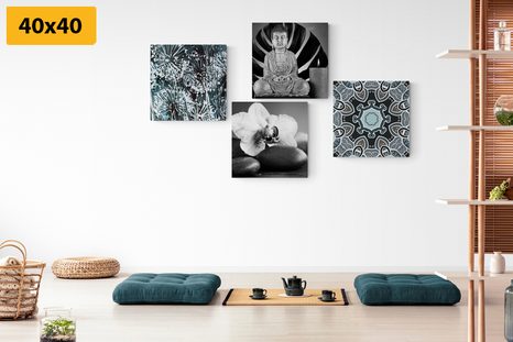 SET OBRAZŮ ZAJÍMAVÁ KOMBINACE FENG SHUI - SESTAVY OBRAZŮ - OBRAZY
