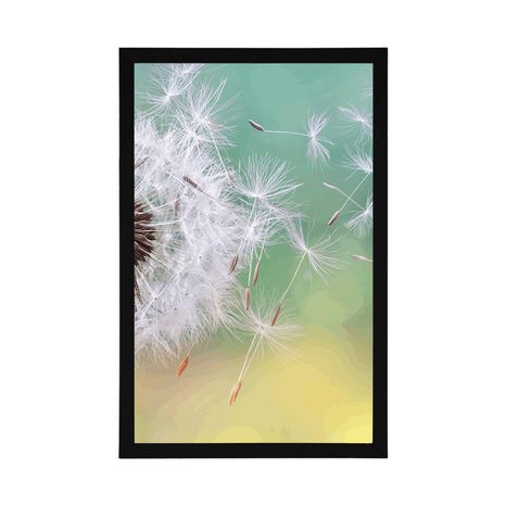 AFFICHE – PISSENLIT MAGIQUE - FLEURS - AFFICHES