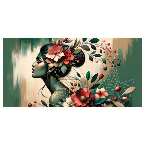 OBRAZ KVĚTINOVÁ MÚZA - OBRAZY ŽENY - OBRAZY