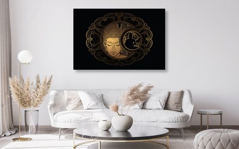 OBRAZ HARMONICKÁ SÍLA BUDHY - OBRAZY FENG SHUI - OBRAZY