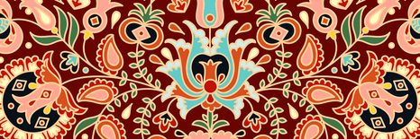 OBRAZ LIDOVÝ ORNAMENT - ABSTRAKTNÍ OBRAZY - OBRAZY