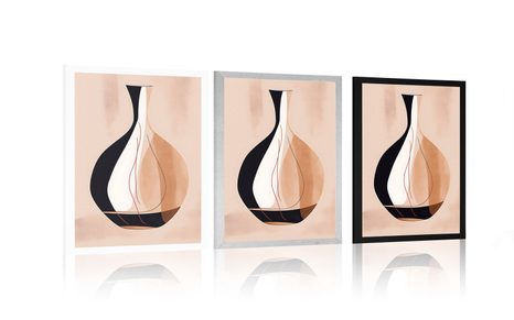 POSTER ABSTRAKTE FORMEN VASE - ABSTRAKTE FORMEN - POSTER