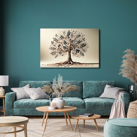 OBRAZ STROM ŽIVOTA S JEMNÝMI DETAILY - OBRAZY STROMY ŽIVOTA - OBRAZY