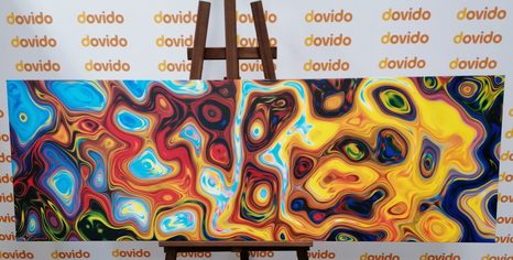 OBRAZ BAREVNÁ ABSTRAKCE - ABSTRAKTNÍ OBRAZY - OBRAZY