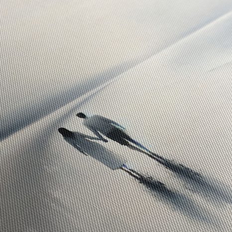 WANDBILD LIEBESPAAR AN DER KÜSTE - BILDER MEER UND STRAND - BILDER