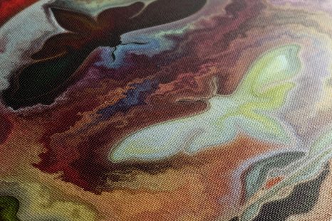 OBRAZ MYSTICKÁ SILUETA - ABSTRAKTNÍ OBRAZY - OBRAZY