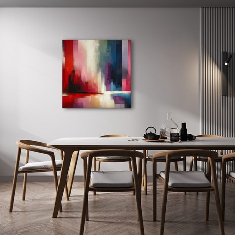 OBRAZ DYNAMIKA BAREVNÝCH VERTIKÁL - OBRAZY ABSTRAKTNÍ TVARY - OBRAZY
