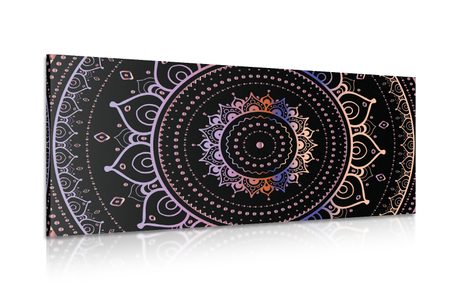 WANDBILD GOLDENES MANDALA - BILDER MIT FENG SHUI-MOTIVEN - BILDER