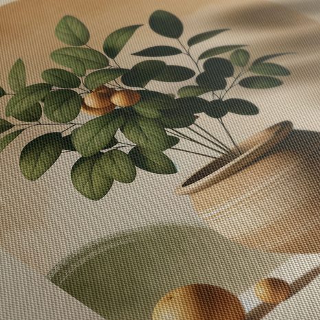 WANDBILD ZITRUSHARMONIE - BOTANISCHE BILDER - BILDER