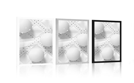 PLAKÁT LUXUS V ČERNOBÍLÉM PROVEDENÍ - ČERNOBÍLÉ - PLAKÁTY