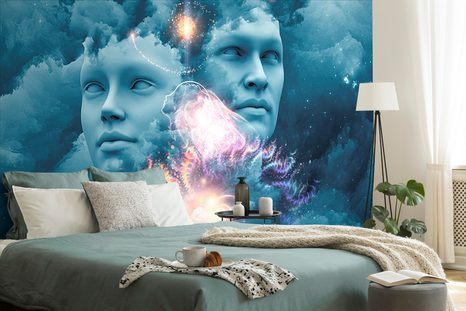 CARTA DA PARATI – MENTE VIRTUALE - CARTA DA PARATI FANTASIA - CARTA DA PARATI