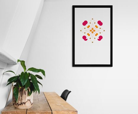 POSTER – CON MOTIVI INTERESSANTI CON PASSEPARTOUT - MOTIVI DALLA NOSTRA OFFICINA - POSTER