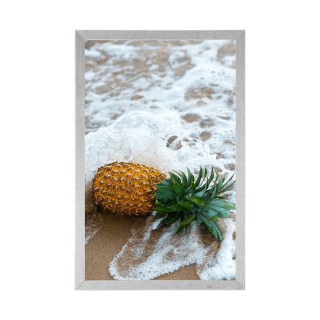 POSTER – ANANAS NELL'ONDA DELL'OCEANO - NATURA - POSTER