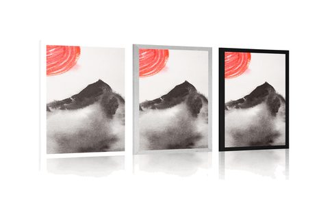 PLAKÁT JAPONSKÁ MALBA - PŘÍRODA - PLAKÁTY