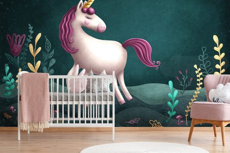 SAMOLEPÍCÍ TAPETA POHÁDKOVÝ JEDNOROŽEC - SAMOLEPÍCÍ TAPETY - TAPETY