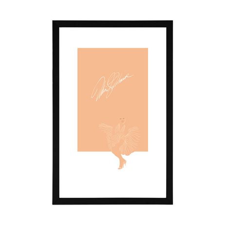 PLAKÁT S PASPARTOU MARILYN MONROE S PODPISEM - MOTIVY Z NAŠÍ DÍLNY - PLAKÁTY