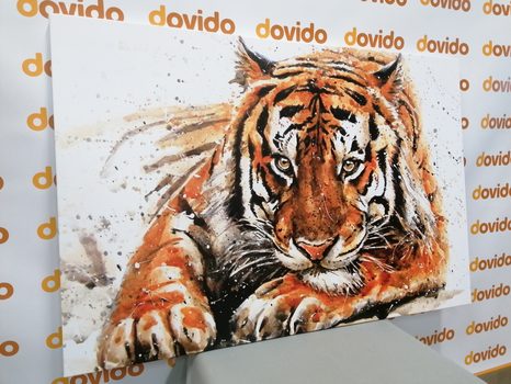 QUADRO SU TELA – PREDATORE DEGLI ANIMALI - QUADRI DI ANIMALI - STAMPE E QUADRI