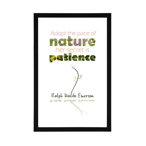 PLAKÁT S PASPARTOU CITÁT V NÁDHERNÉM PROVEDENÍ - MOTIVY Z NAŠÍ DÍLNY - PLAKÁTY