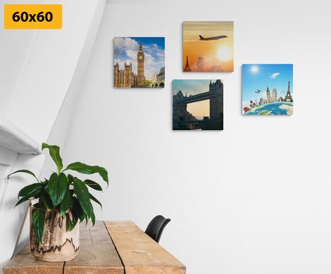 SET DI QUADRI – PER GLI AMANTI DI LONDRA - COLLEZIONI DI QUADRI - STAMPE E QUADRI