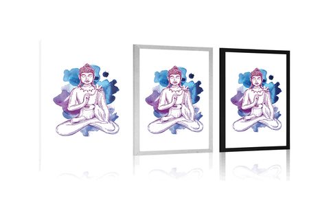 PLAKÁT ILUSTRACE BUDDHY - FENG SHUI - PLAKÁTY