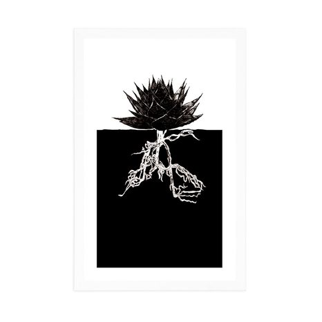 POSTER MIT PASSEPARTOUT UNSTERBLICHKEIT DER PFLANZE - MOTIVE AUS UNSERER WERKSTATT - POSTER