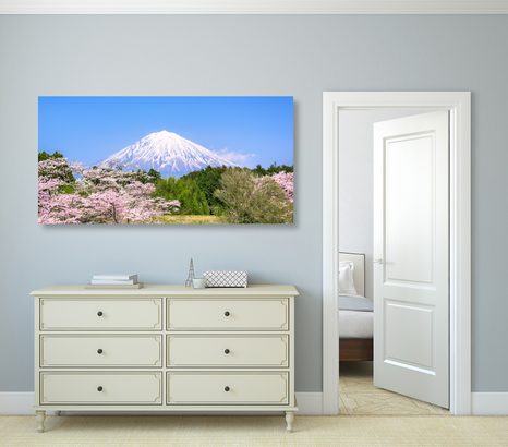 WANDBILD BERG FUJI - BILDER VON NATUR UND LANDSCHAFT - BILDER
