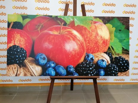 WANDBILD HERBSTERNTE - BILDER VON ESSEN UND GETRÄNKEN - BILDER