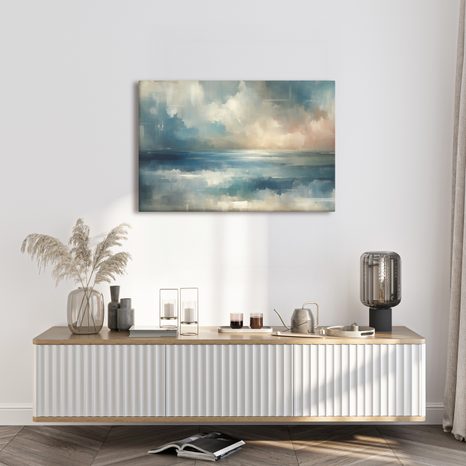 TABLOU ORIZONT ABSTRACT AL OCEANULUI - TABLOURI ABSTRACTE - TABLOURI