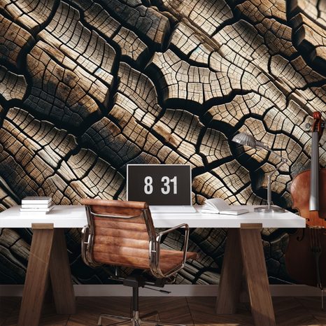 TAPETE NATÜRLICHE HOLZTEXTUR - TAPETEN IN HOLZOPTIK - TAPETEN