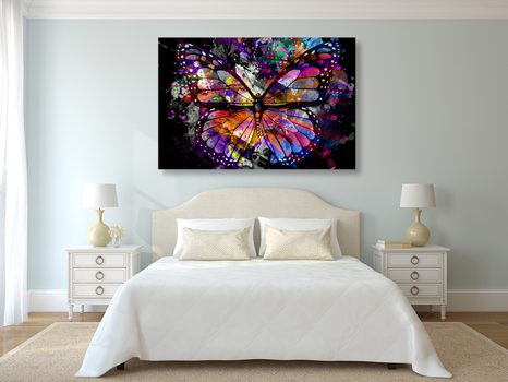 OBRAZ NIEZWYKŁY MOTYL - POP ART OBRAZY - OBRAZY