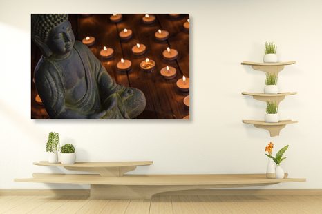 TABLOU BUDHA PLIN DE ARMONIE - TABLOURI FENG SHUI - TABLOURI