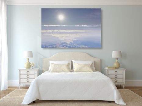 KÉP NAPSÜTOTTE HEGYEK - NAPFELKELTÉT ÉS NAPNYUGTÁT ÁBRÁZOLÓ KÉPEK - KÉPEK