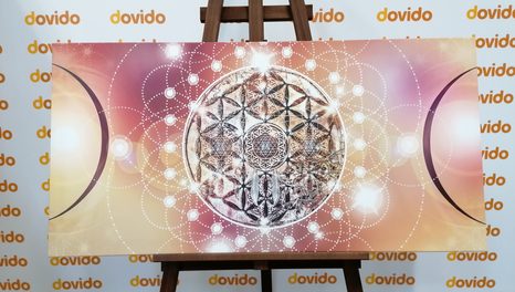 WANDBILD BEZAUBERNDES MANDALA - BILDER MIT FENG SHUI-MOTIVEN - BILDER