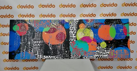 OBRAZ ABSTRAKTNÍ KOMPOZICE - POP ART OBRAZY - OBRAZY