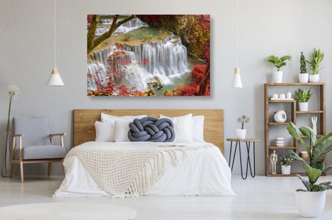 OBRAZ LESNÍ VODOPÁD - OBRAZY VODOPÁD - OBRAZY