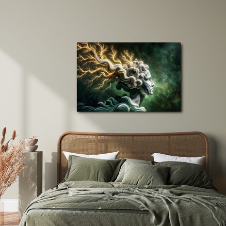 OBRAZ BOHYNĚ BOUŘE S ELEKTRIZUJÍCÍ SILOU - OBRAZY ŽENY - OBRAZY
