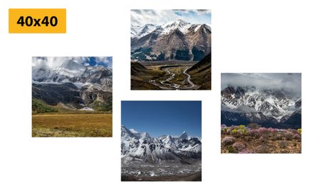 BILDER-SET FÜR LIEBHABER VON BERGEN - BILDERSETS - BILDER