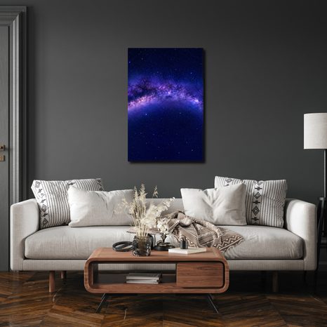 CANVASTAVLA STJÄRNBÅGE I RYMDNEBULOSA - TAVLOR MED GALAXER - TAVLOR