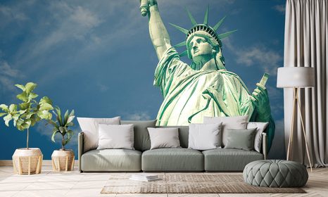 WALL MURAL STATUE OF LIBERTY - WALLPAPERS CITIES - WALLPAPERS