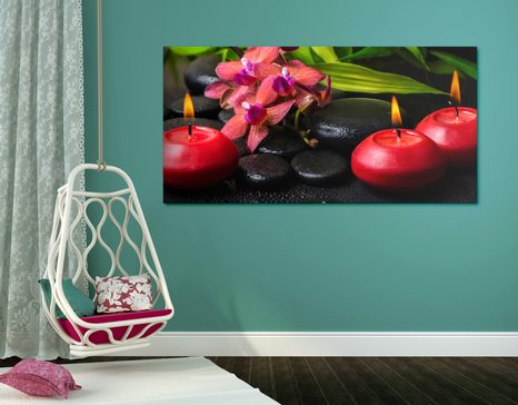 КАРТИНА НА ПЛАТНО – УСПОКОЯВАЩ ЗЕН НАТЮРМОРТ - ФЪН ШУЙ КАРТИНИ - КАРТИНИ