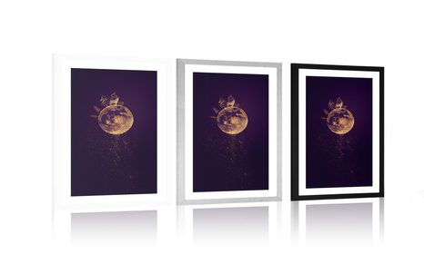 PLAKÁT S PASPARTOU PLANETA VLKA - MOTIVY Z NAŠÍ DÍLNY - PLAKÁTY