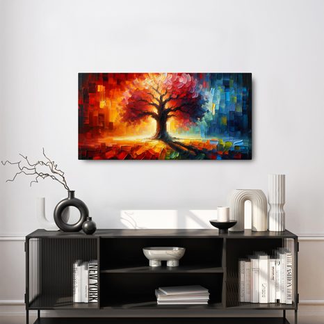 SLIKA ŽAREČE DREVO ŽIVLJENJA JESENI - SLIKE DREVESA ŽIVLJENJA - SLIKE