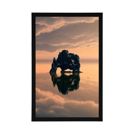 PLAGÁT SKALA POD OBLAKMI - PRÍRODA - PLAGÁTY