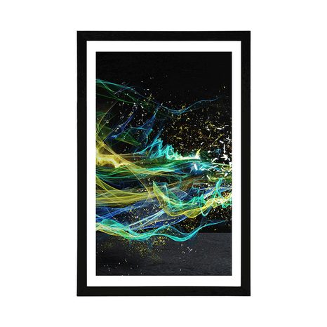 POSTER – ASTRAZIONE COLORATA MODERNA - ASTRATTO E MODELLATO - POSTER