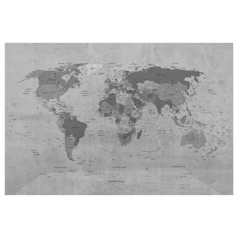 OBRAZ NA KORKU VINTAGE MAPA SVĚTA - PICTURES ON CORK - PICTURES