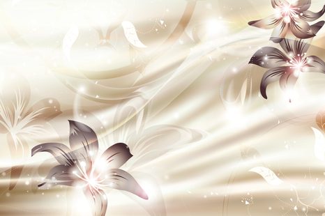 WALLPAPER BLOOMING PLEASURE - WALLPAPERS LILIES - WALLPAPERS