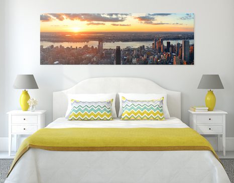 КАРТИНА НА ПЛАТНО – ВЕЛИКОЛЕПНА ПАНОРАМА НА НЮ ЙОРК - ГРАДСКИ КАРТИНИ - КАРТИНИ